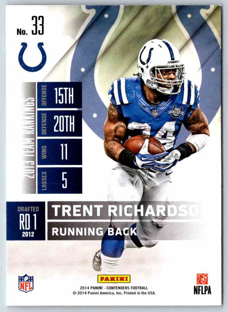 2016 Contenders Trent Richardson