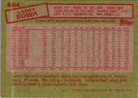 1985 Topps Larry Bowa #484