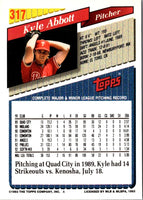 1993 Topps Gold Kyle Abbott #317