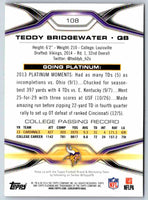 1991 Bowman BestFootball Teddy Bridgewater #108