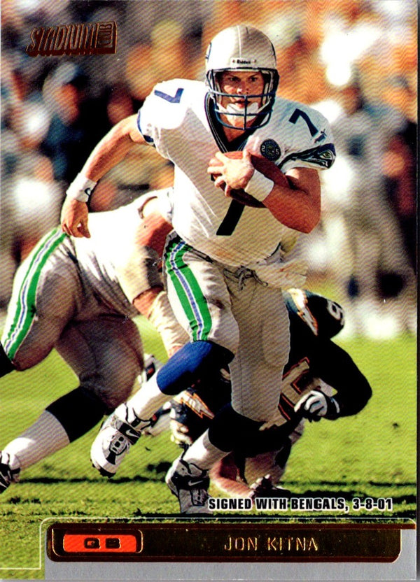 2001 Stadium Club Jon Kitna #103