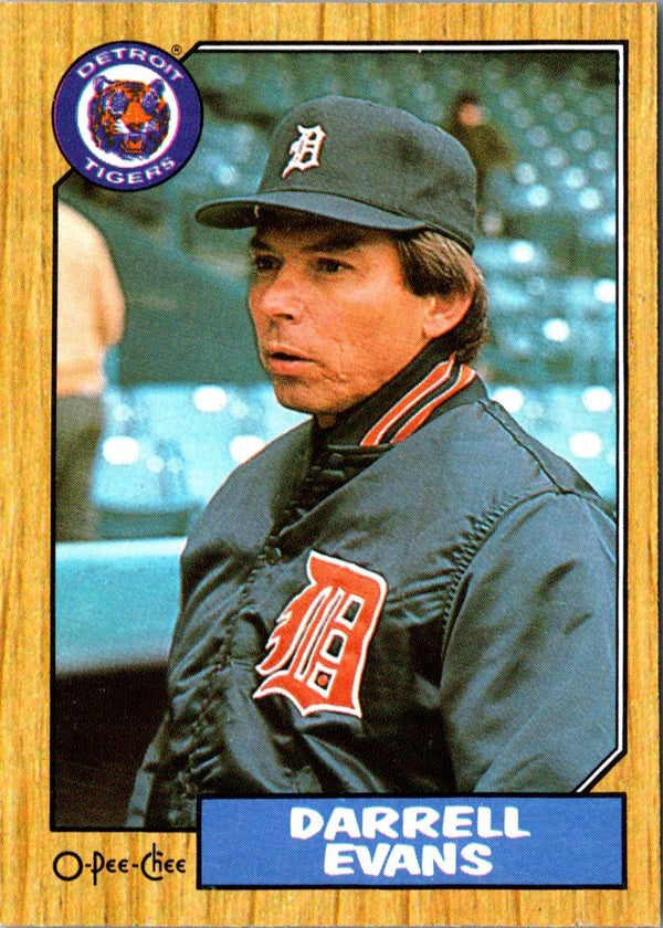 1987 O-Pee-Chee Darrell Evans #265