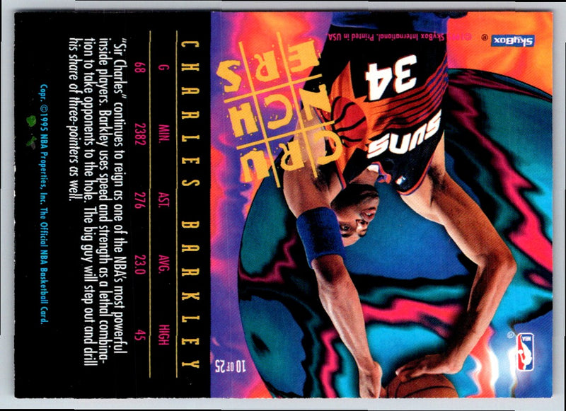 1995 Hoops Number Crunchers Charles Barkley