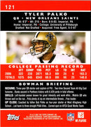 2007 Topps Draft Picks & Prospects Tyler Palko