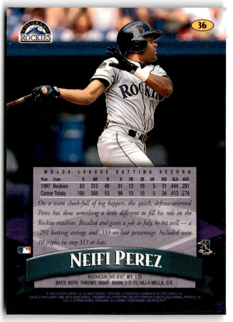 1999 Finest Neifi Perez