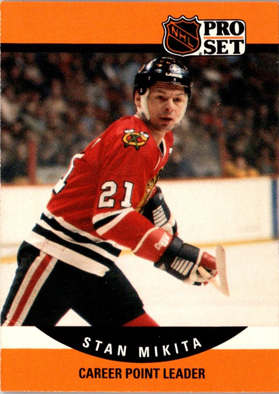 1990 Pro Set Stan Mikita #655