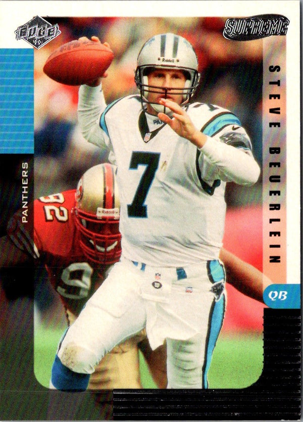 1999 Collector's Edge Supreme Steve Beuerlein #019