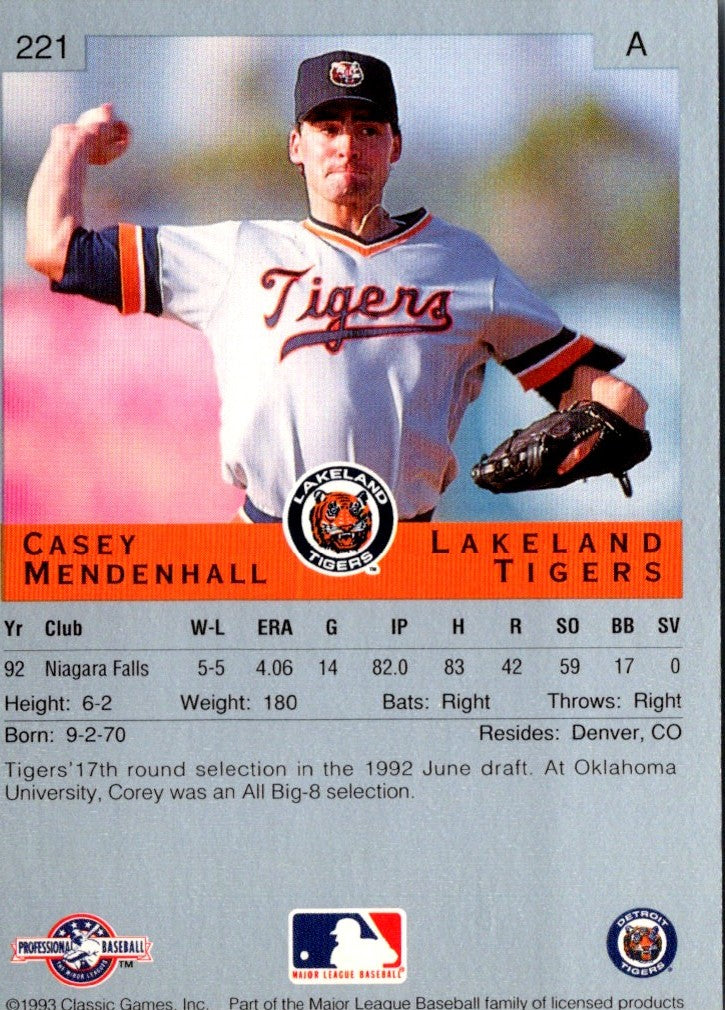 1993 Classic Best Casey Mendenhall