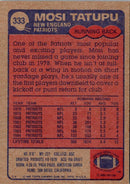 1985 Topps Mosi Tatupu