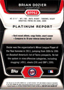 2012 Bowman Platinum Prospects Brian Dozier