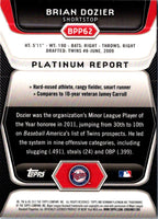 2012 Bowman Platinum Prospects Brian Dozier #BPP62