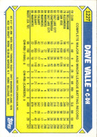 1987 Topps Traded Dave Valle #122T