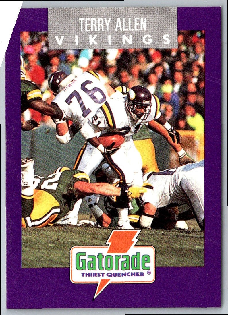 1992 Minnesota Vikings Police Terry Allen