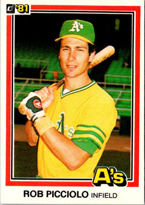 1981 Donruss Bob Picciolo #357A