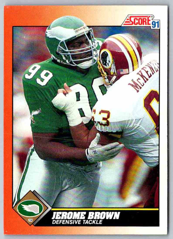 1991 Score Jerome Brown #407