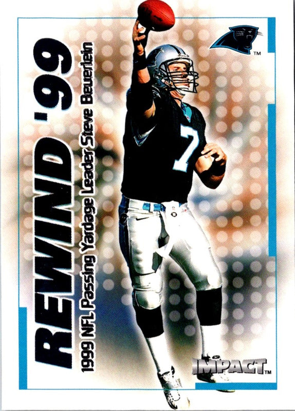 2000 Impact Rewind '99 Steve Beuerlein #39 RN