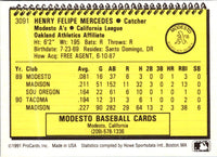 1991 ProCards Henry Mercedes #3091