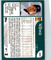 2001 Topps Home Team Advantage Hideo Nomo #201