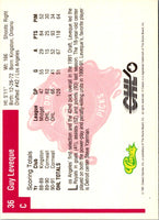 1991 Classic Draft Picks Guy Leveque #36