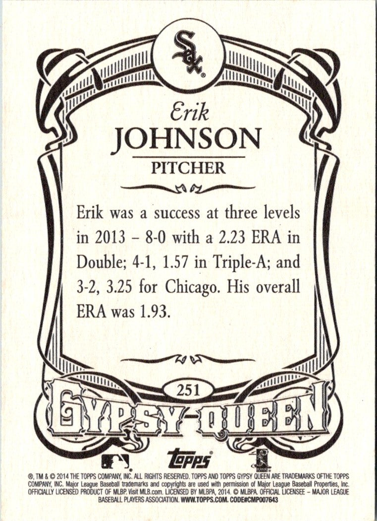 2014 Topps Gypsy Queen Erik Johnson