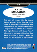 2011 Topps Lineage Kyle Drabek #34 Rookie
