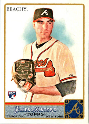 2011 Topps Allen & Ginter Brandon Beachy #151 Rookie