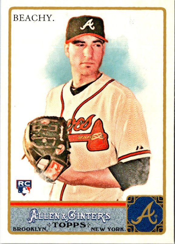 2011 Topps Allen & Ginter Brandon Beachy #151 Rookie