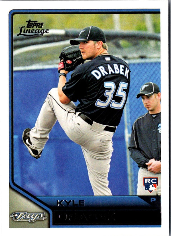 2011 Topps Lineage Kyle Drabek #34 Rookie