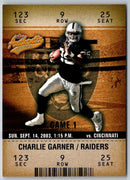 2003 Fleer Authentix Charlie Garner