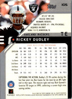 2000 Stadium Club Rickey Dudley #105