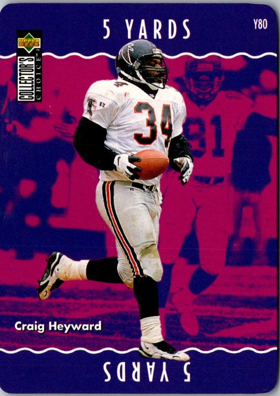 1996 Collector's Choice Update You Make The Play Craig Heyward #Y80
