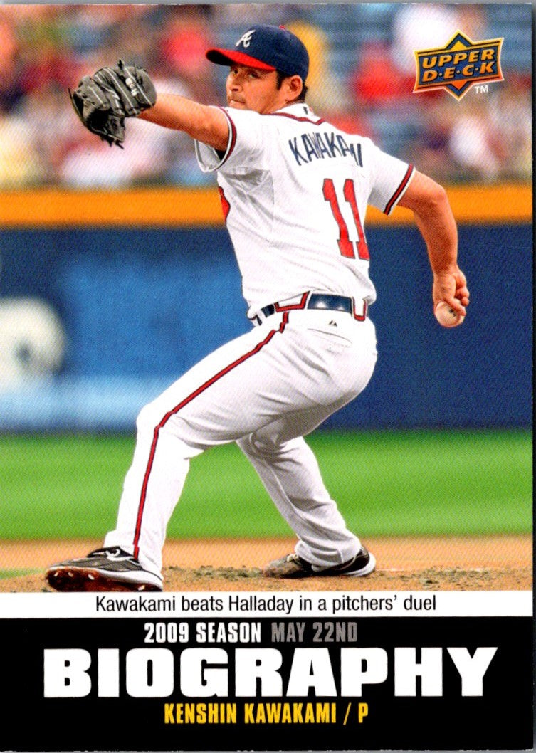 2010 Upper Deck Season Biography Kenshin Kawakami