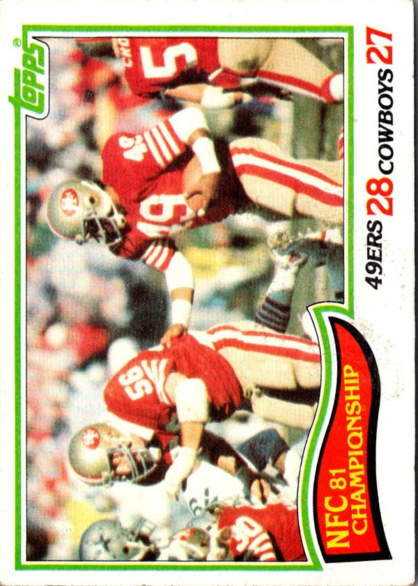 1981 Topps Dallas Cowboys Header #NNO EX