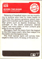 1985 Fleer Sparky Anderson #628
