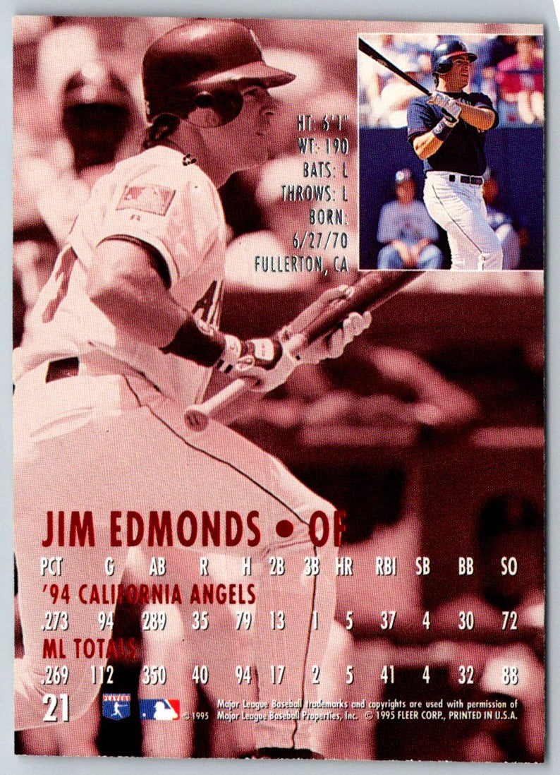 1995 Ultra Jim Edmonds