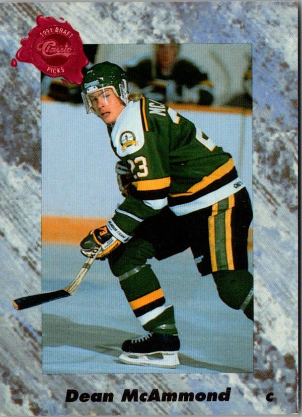 1991 Classic Draft Picks Dean McAmmond #19