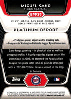 2012 Bowman Platinum Prospects Miguel Sano #BPP39