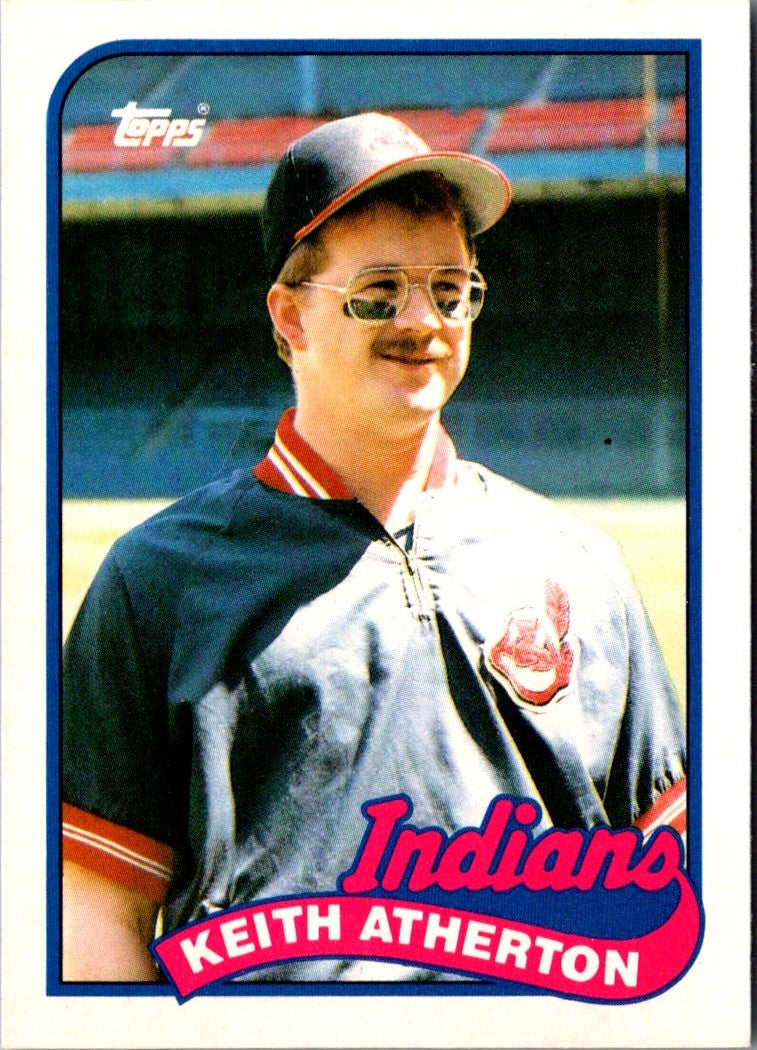 1989 Topps Traded Keith Atherton