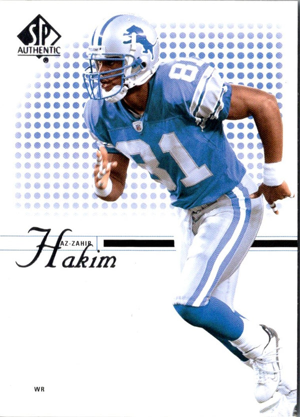 2002 SP Authentic Az-Zahir Hakim #86