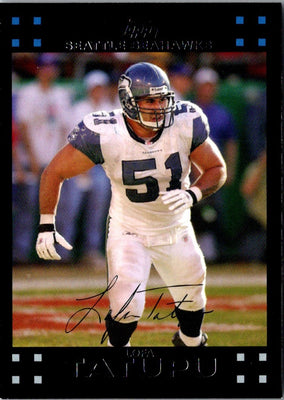 2007 Topps Lofa Tatupu #281