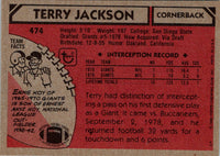 1980 Topps Terry Jackson #474 Rookie NM-MT