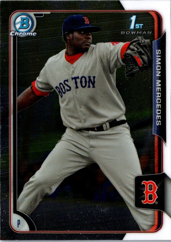 2015 Bowman Chrome Prospects Simon Mercedes #BCP215