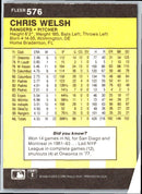 1986 Fleer Chris Welsh