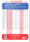 1987 Fleer Limited Edition Lonnie Smith