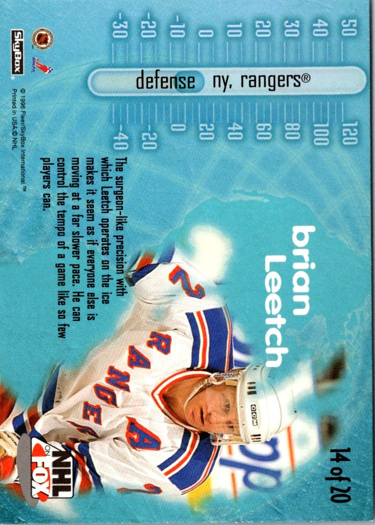 1997 Panini Stickers Brian Leetch