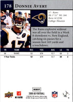 2009 Upper Deck Donnie Avery #178