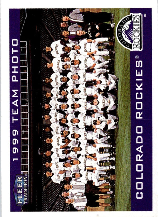 2000 Fleer Tradition Colorado Rockies #138