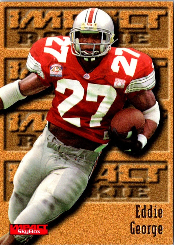 1996 SkyBox Impact Eddie George #162 Rookie