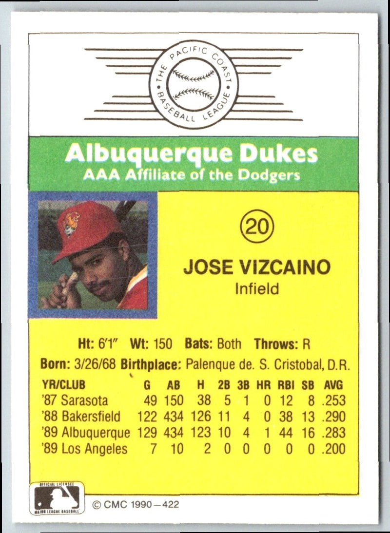 1990 CMC Jose Vizcaino