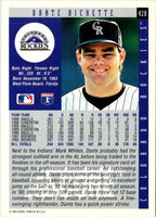 1993 Score Dante Bichette #428